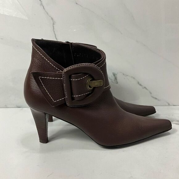 COSTA BLANCA Leather Ankle Booties - Picture 2 of 10